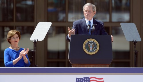 “Now, there are some who would like to rewrite history - revisionist historians is what I like to call them.” -- George W. Bush