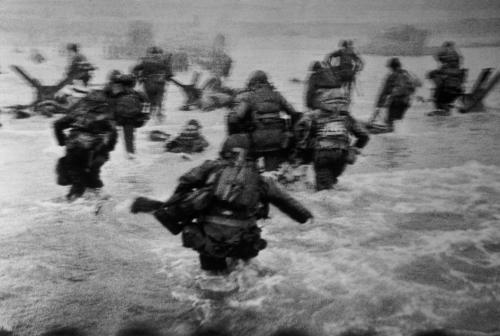 D-Day invasion photo by Robert Capa
